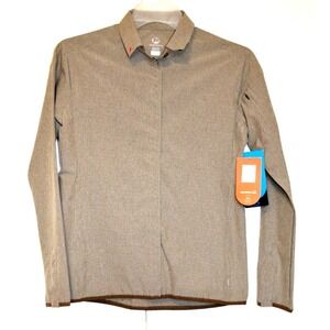 Merrell Protect Commuter Shirt Womens Small Long Sleeve Snap Front‎ Outdoors